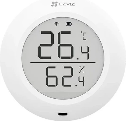 Sensor temperature & humidity EZVIZ CS-T51C, wireless, i bardhë