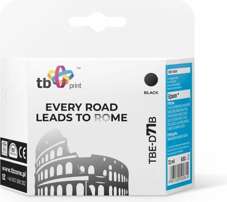 Toner TB Print TBE-D71B për Epson, i zi, 12 ml