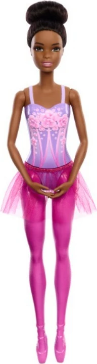 Kukull Barbie Mattel HRG33/HRG36 balerinë, flokë të zinj