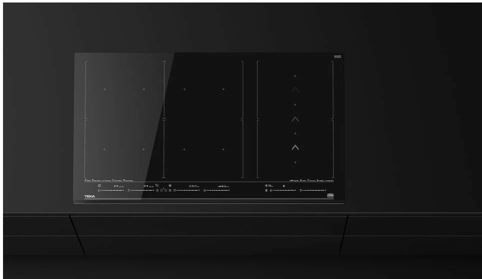 Pllakë induksioni TEKA IZF 99700 MST, 90 cm, 10 zona, Touch Control, E zezë