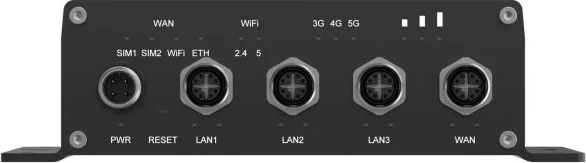 Router TELTONIKA ATRM50 5G 4x Gigabit Ethernet M12 dual SIM eSIM GNSS 9-50V IP30 i zi