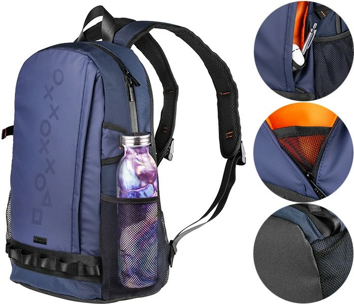 Çantë shpine për notebook Tracer Packer TRATOR47218, 15.6 inç, Poliester, Blu