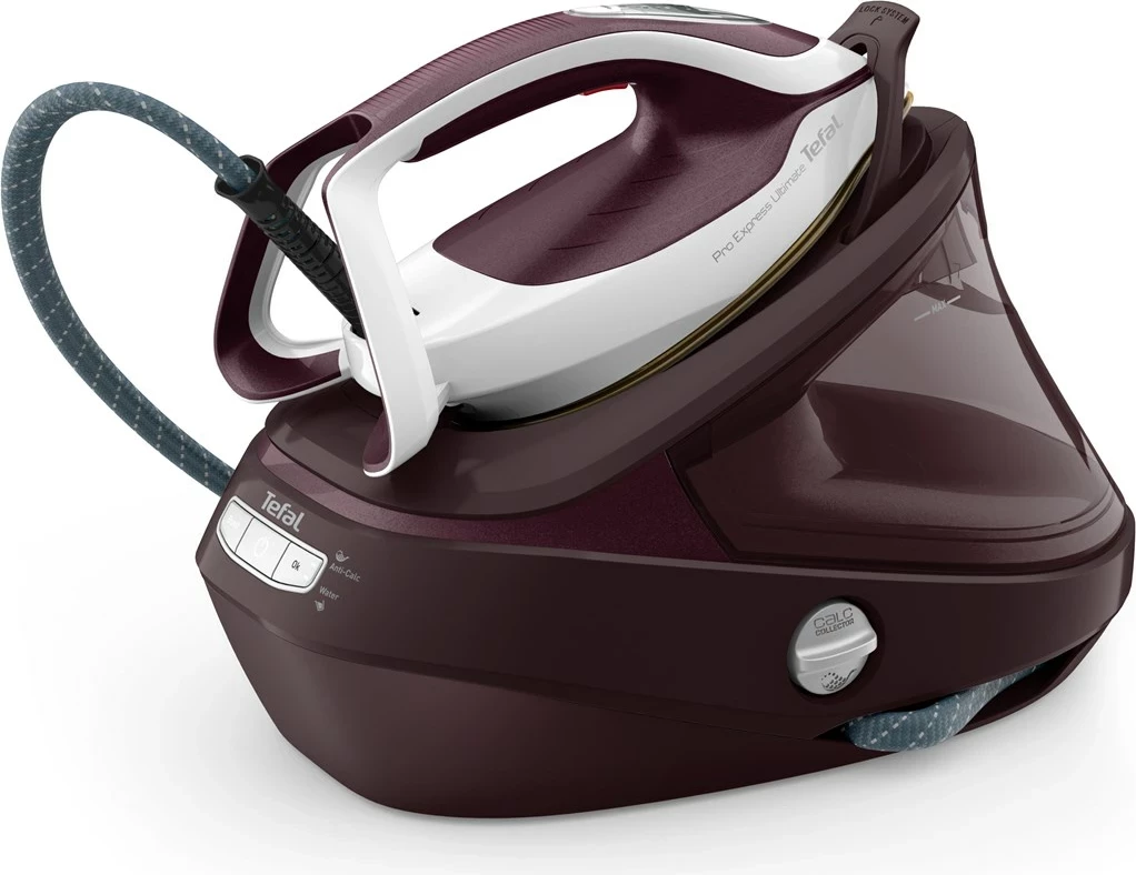 Hekur Tefal Pro Express Ultimate II GV9721, 1.2 L, e Bardhë, e Kuqe