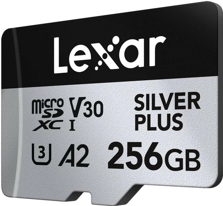Kartelë memorie Lexar Professional SILVER Plus 256GB microSDXC, UHS-I, U3, V30, A2