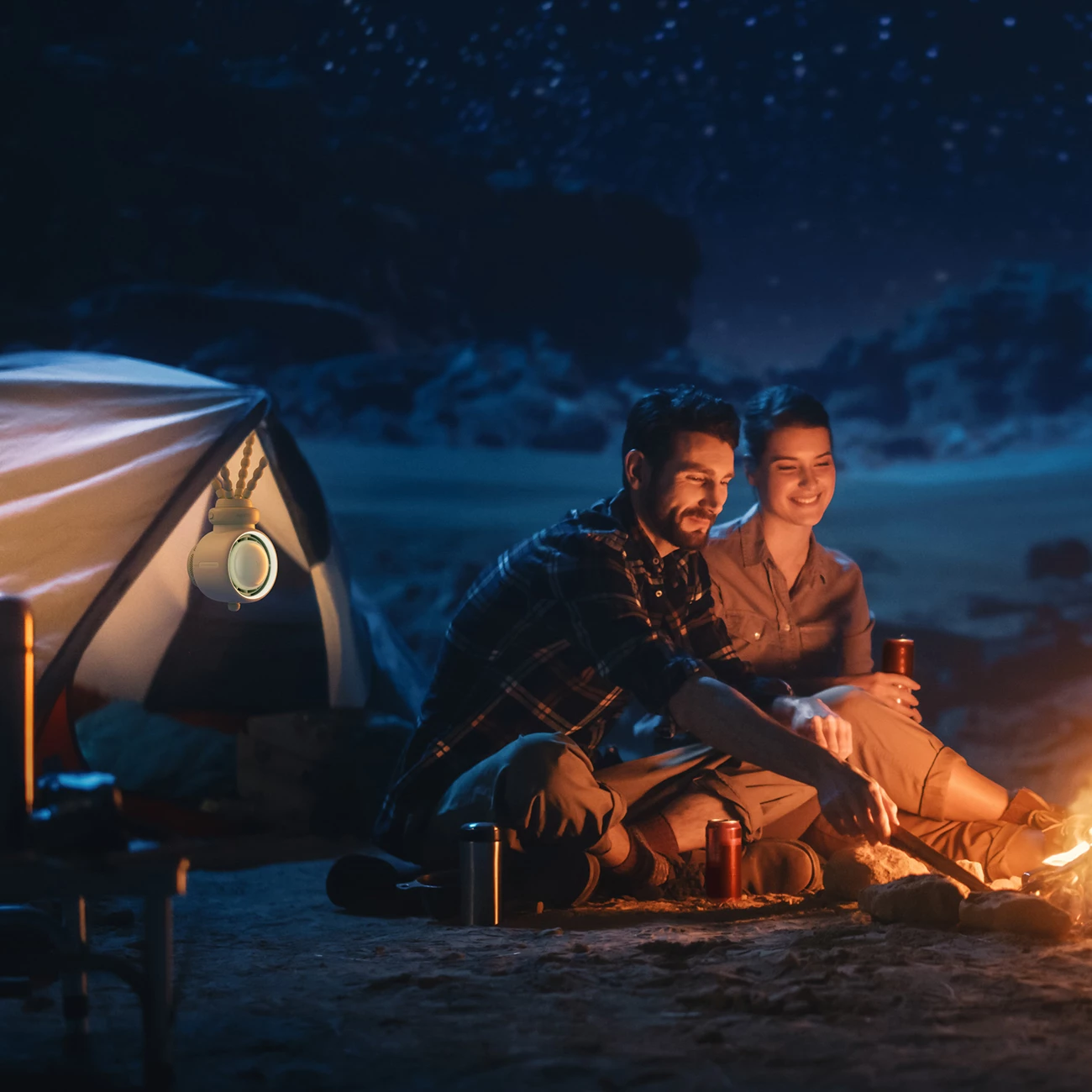 Ventilator portativ Jisulife Life2S me këmbë fleksibile, 5000mAh, filter ajri, USB-C, Jeshil