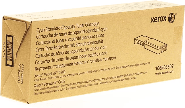 Toner, Xerox 106R03502 kapacitet standard 2500 faqe cyan