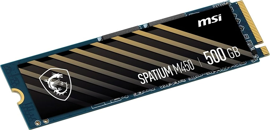 SSD MSI Spatium M450, 500 GB, M.2, PCIe 4.0, 3D NAND