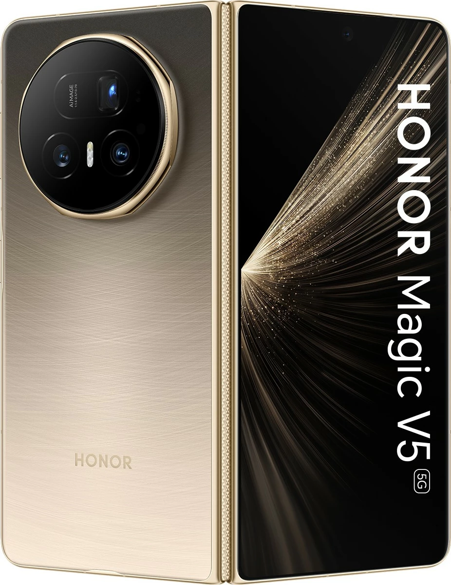 Celular Honor Magic V5 5G, 16GB RAM, 512GB, dawn gold