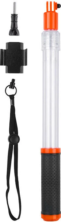 Selfie stick notues për kamera sportive Telesin GP-MNP-T01, 36-62cm, portokalli/zezë