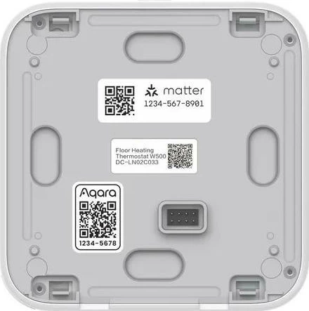 Termostat për ngrohje në dysheme Aqara Floor Heating Thermostat W500, i bardhë