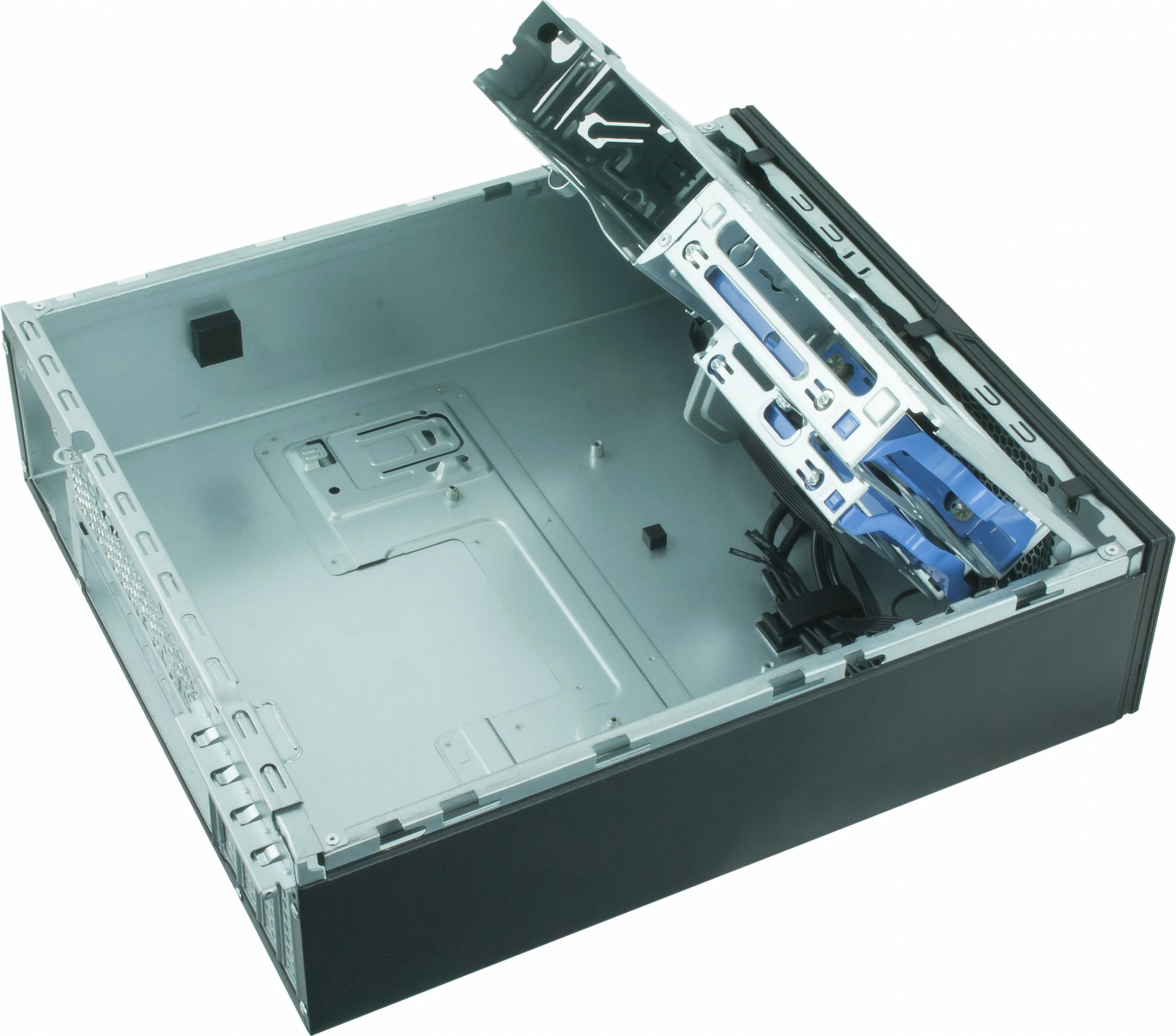 Kasë Chieftec CS-12B-300, Mini Tower, Mini-ITX, e zezë