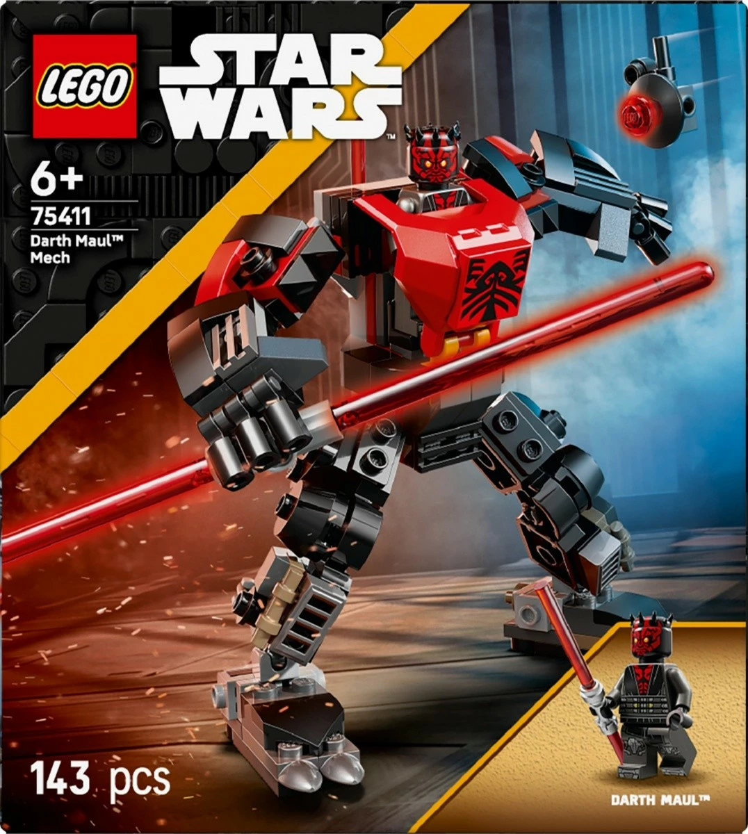 Set LEGO Star Wars Mech Darth Maul 75411, 143 pjesë