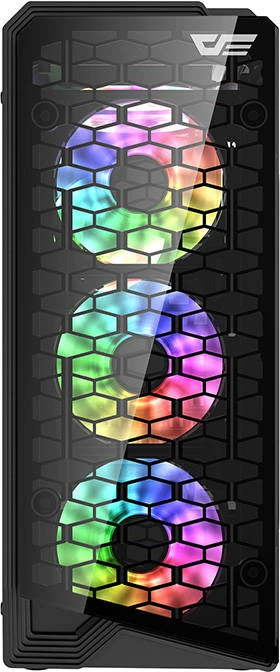 Kasë Darkflash Water Square 5, Middle Tower, ATX/M-ATX, pa ventilatorë, e zezë