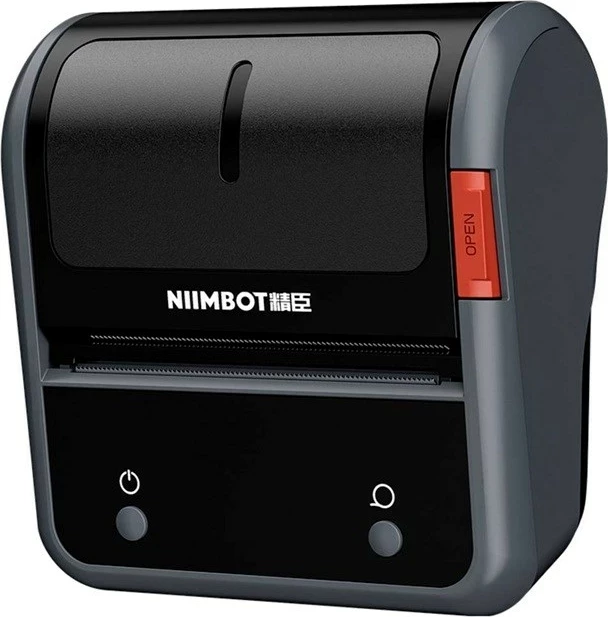 Printer etiketash NiiMbot B3S_P, portativ, 2000 mAh, Gri