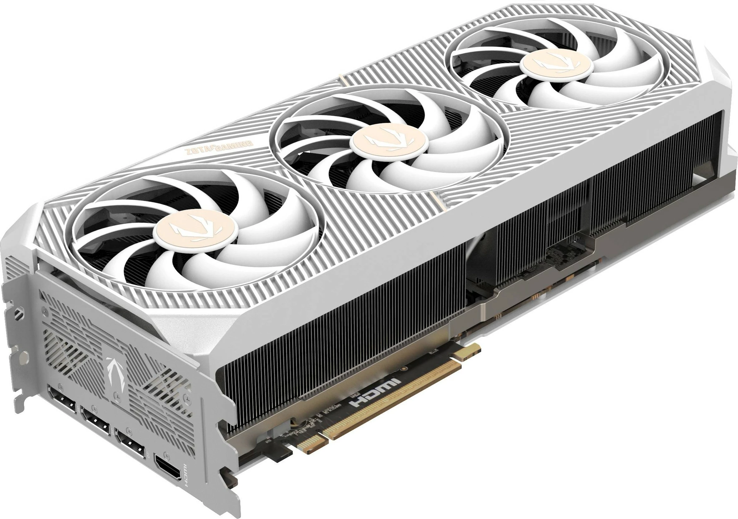 Kartelë grafike Zotac RTX 5080 Gaming Solid OC 16GB GDDR7 3Fan bardhë