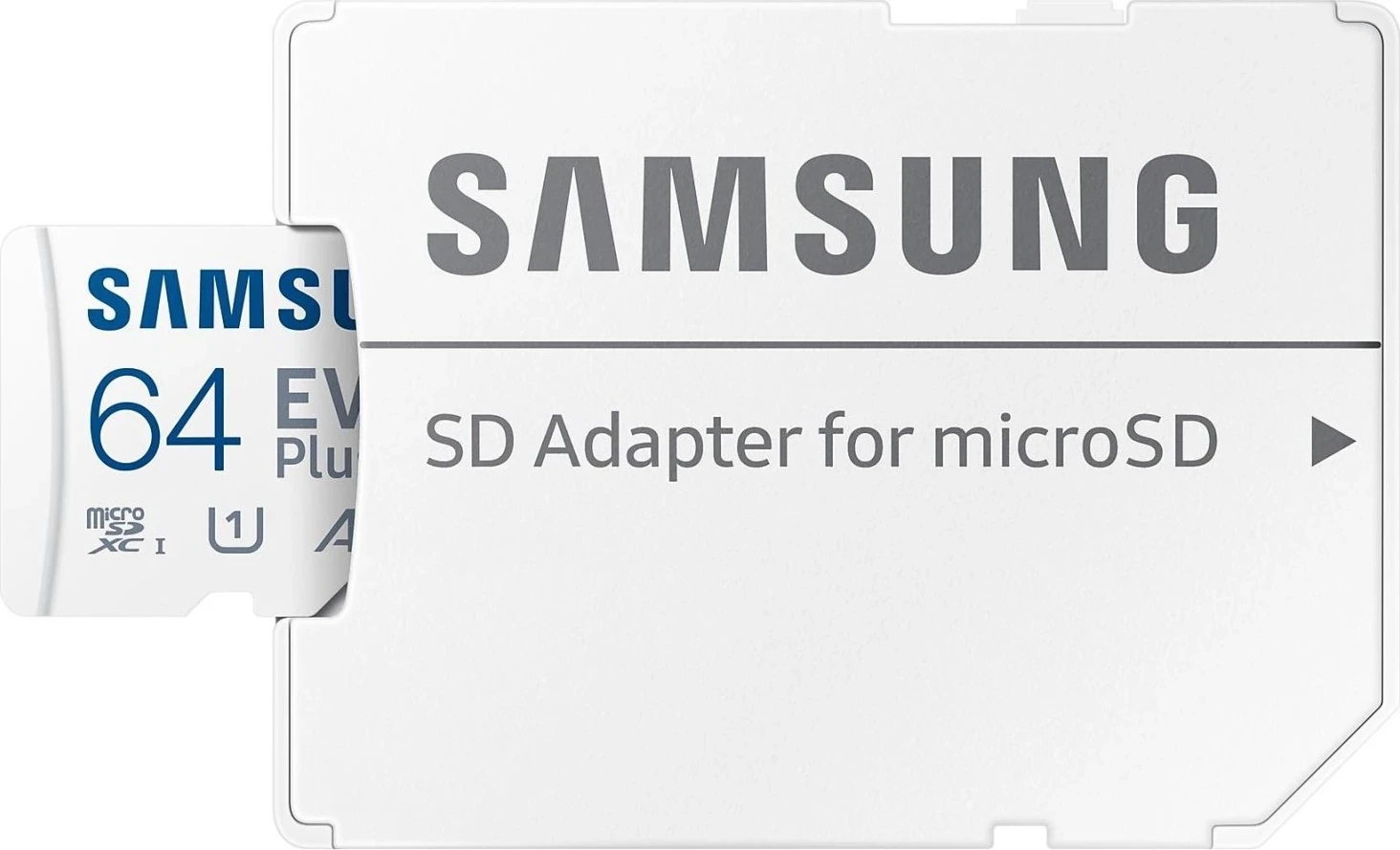 Kartelë memorie Samsung EVO PLUS microSDXC 64GB, UHS-I, U1, Adapter SD