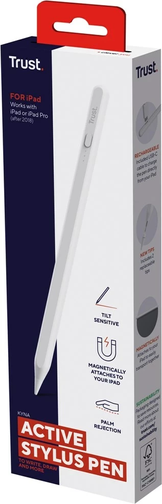 Stilus Trust Kyna, 13 g, Bardhë