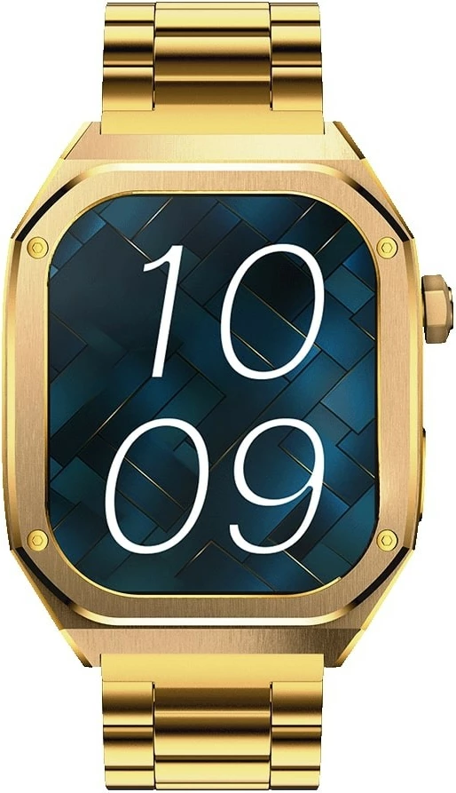 Smartwatch Maxcom FW65 Iron S, 1.91" AMOLED, 128 MB, Bluetooth, Gold, set me 2 rripa