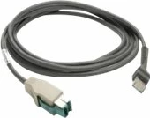 Kabllo USB Zebra CBA-U23-S07ZBR, 2.13m, për Symbol LS2208/DS9908R, e zezë