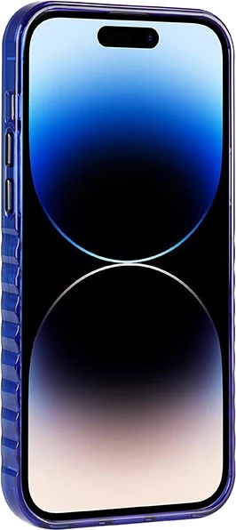 Mbështjellës Audi IML Big Logo MagSafe për iPhone 14 Pro Max, Blu