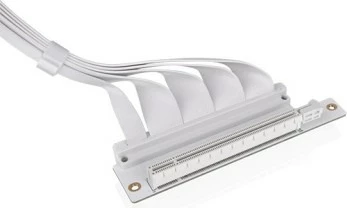 Kasë Thermaltake Riser Tape PCI-E 4.0 x16 Extender 400mm Dual 90°, Bardhë