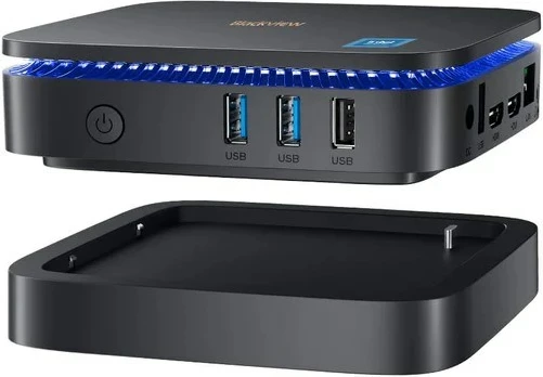 Kasë mini PC Blackview MP60 N150, 16 GB RAM, 512 GB SSD, Windows 11 Pro, e zezë