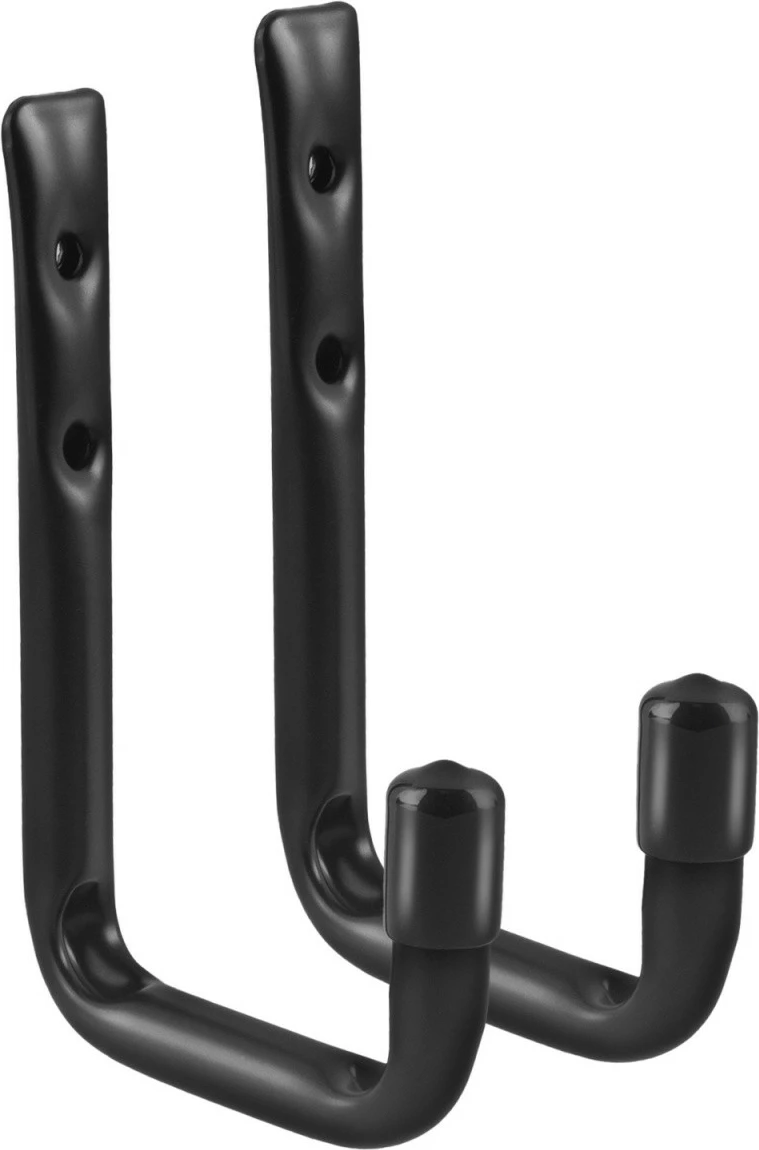 Mbajtës muri çeliku Maclean MC-489, set 2 copë, ngjyrë e zezë, max 22kg