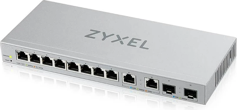 Switch Zyxel XGS1210-12, Managed, Gigabit Ethernet, Gri