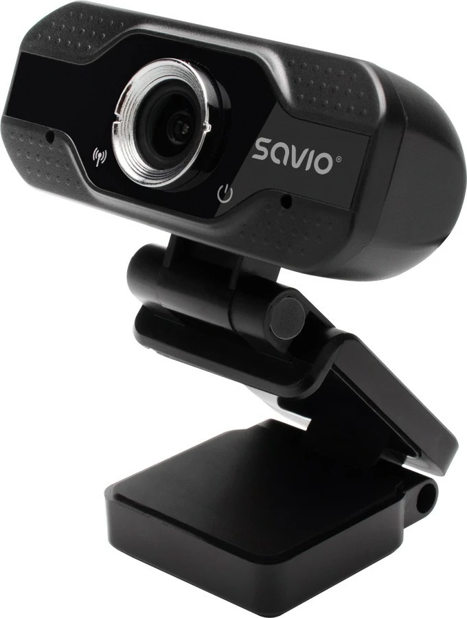 Webcam Savio CAK-01, Full HD 1080p, me mikrofon, USB, e zezë