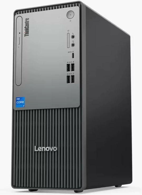 Kasë Lenovo ThinkCentre Neo 50t Gen 5, Intel Core i3-14100, 8 GB RAM, 256 GB SSD, Windows 11 Pro, Zezë/Argjendtë