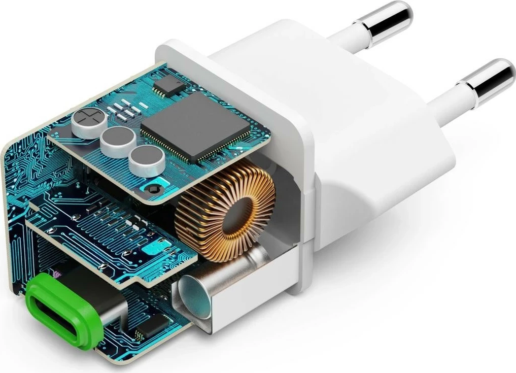 Karikues rrjeti Hama supermini 25W PD/QC 1x USB-C i bardhë