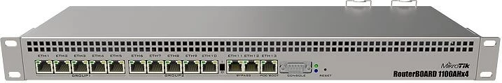 Router MikroTik RB1100AHx4, Ethernet Gigabit, Çelik inox