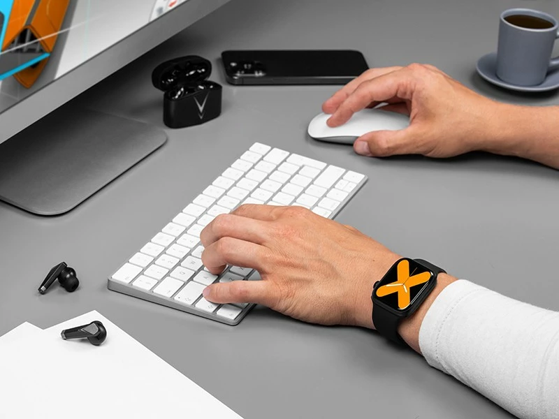 Smartwatch Tracer TW7-BK FUN, 1.83", Bluetooth, IP65, e zezë