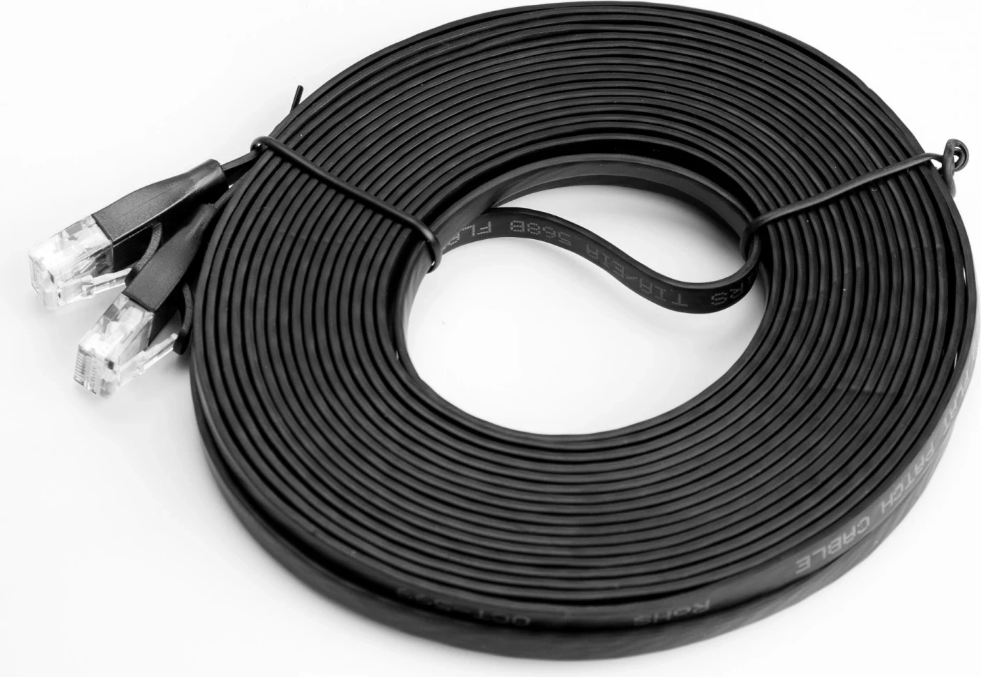 Patchcord Unitek, 3.0m, me këshilla të aritë, ngjyrë e zezë