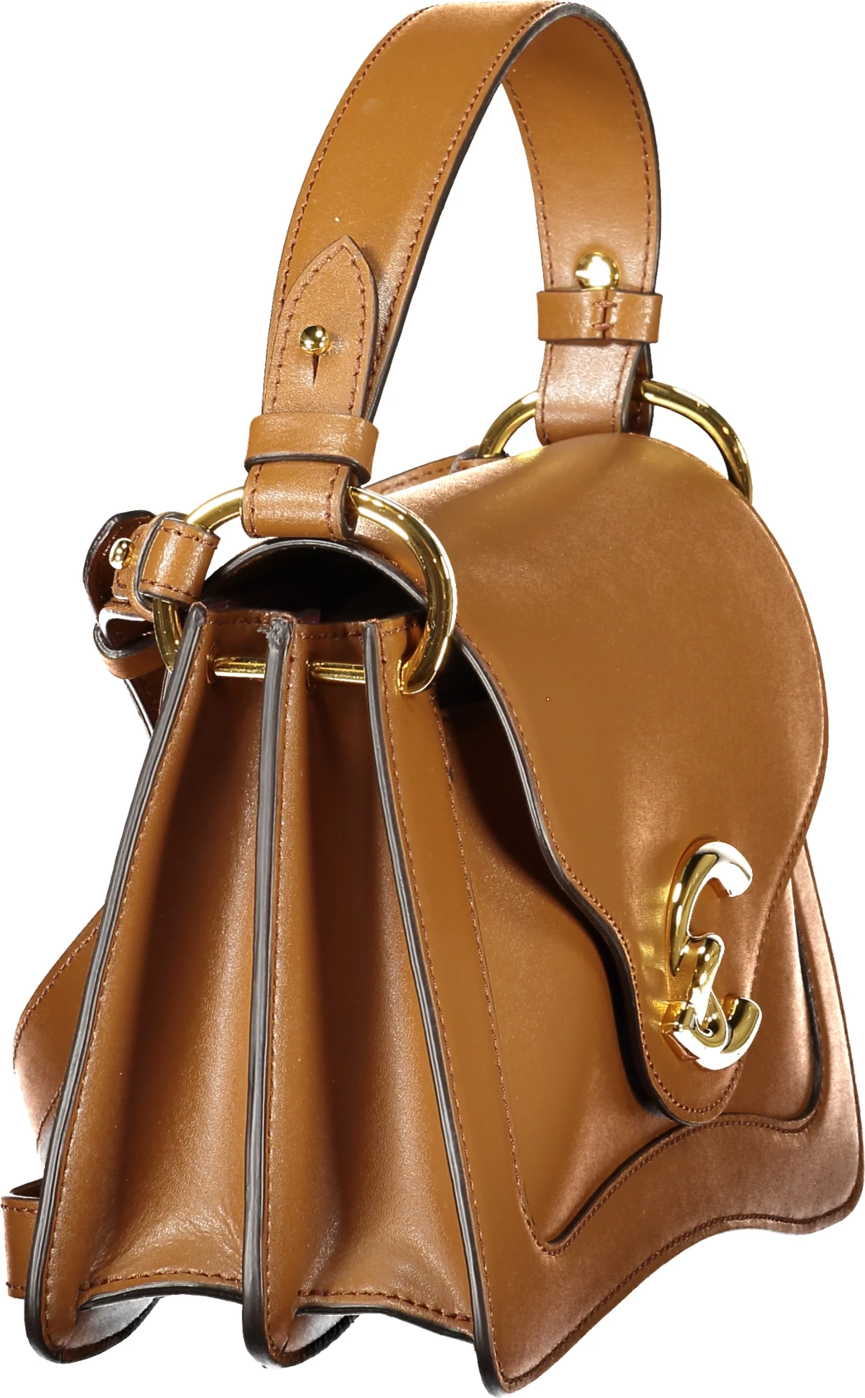 Çantë dore COCCINELLE C-ME CALF BAG femra, kafe