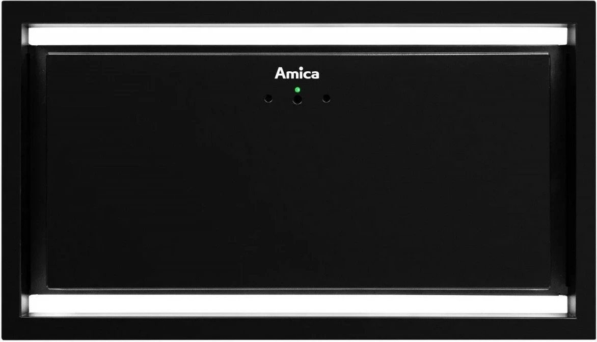 Aspirator i integrum Amica OMC6751B, 60 cm, kontroll me gjeste dhe telekomandë, LED, i zi