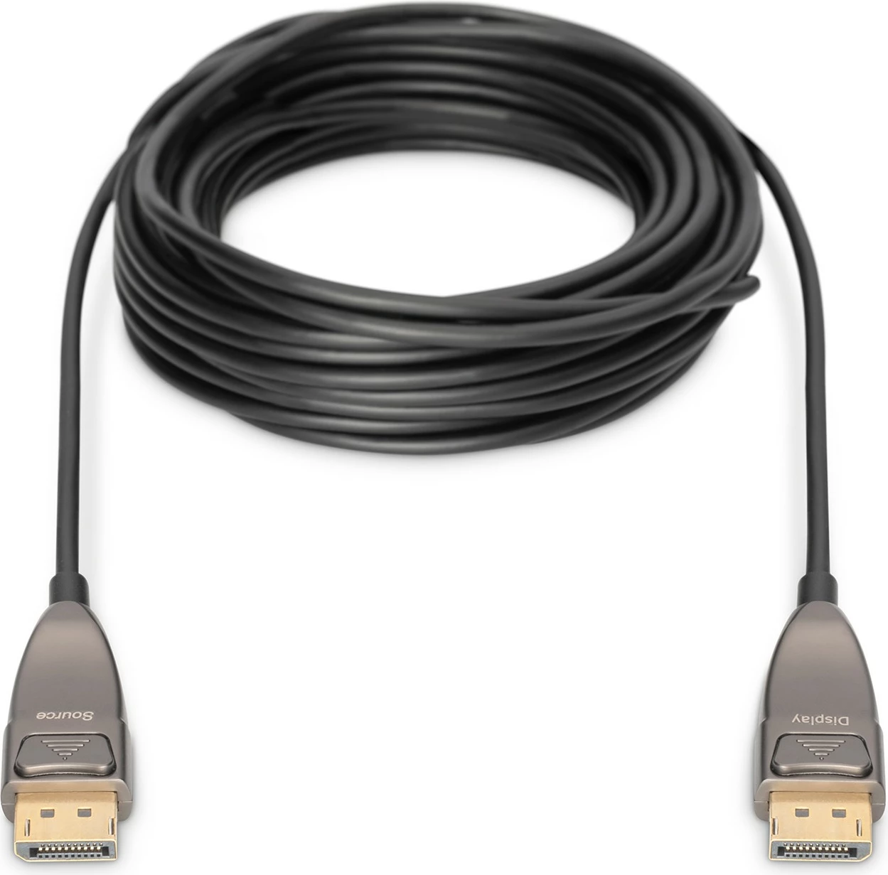 DisplayPort kabllo Digitus AOC Hybrid Fiber Optic 15m, UHD 8K, i zi