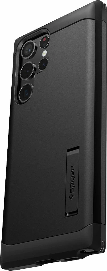 Mbështjellës Spigen Tough Armor për Samsung Galaxy S22 Ultra, i zi
