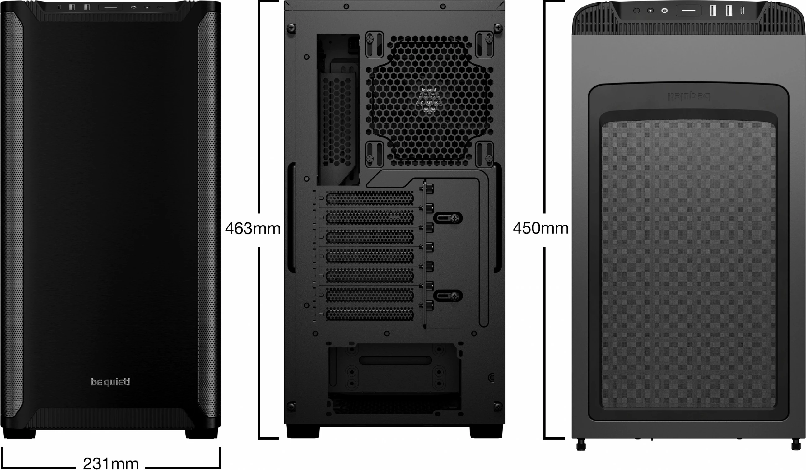 Kasë Be Quiet! PURE BASE 501, Midi Tower, e zezë