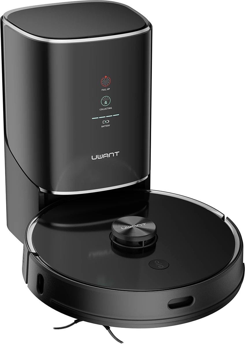 Robot pastrues UWANT U100 me mop, stacion mbushje/pastrimi, i zi