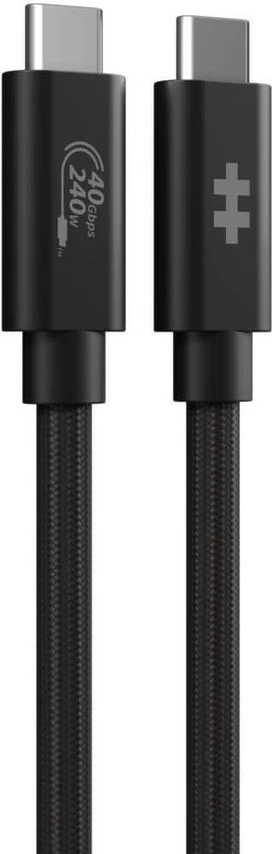 Kabllo USB-C Targus HyperDrive USB4 Performance 1.2m, 240W, 40Gbps, e zezë