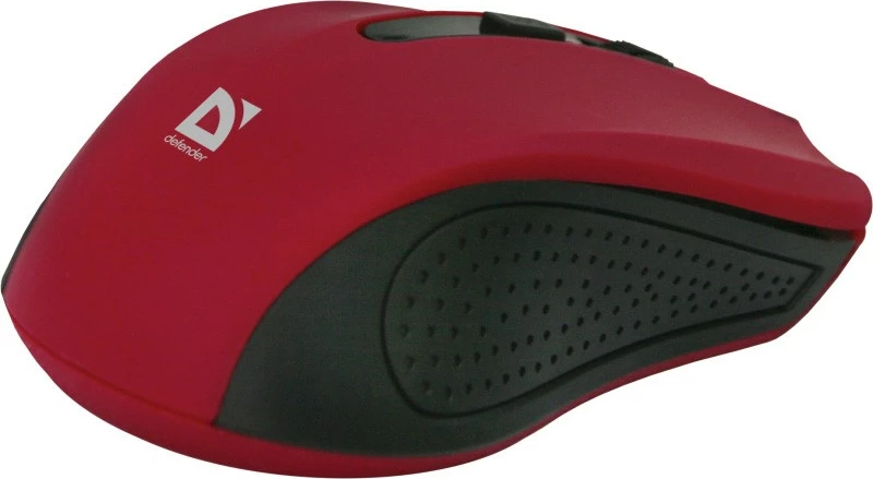 Maus wireless Defender ACCURA MM-935 RF, 1600 DPI, i kuq/zi
