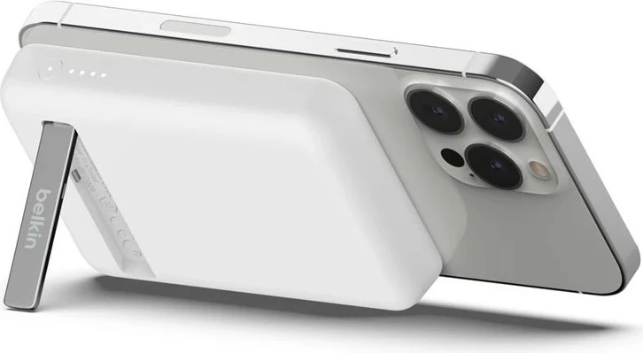 Power bank Belkin BoostCharge 5000 mAh, Wireless, Bardhë