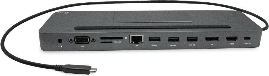 Stacion dokimi i-tec C31FLATPRO100 me karikues universal 100W, argjend