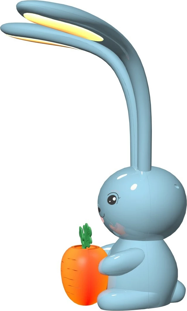 Llambë tavoline LED Maxcom ML4910 Charlie, me dritë nate, Blu