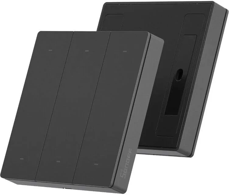 Kasë smart Sonoff R5, 6 butona, kontroll skenash, gri