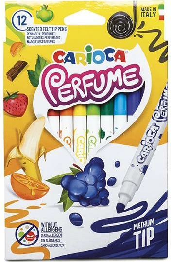 Markerë Carioca me aromë, 12 Ngjyra