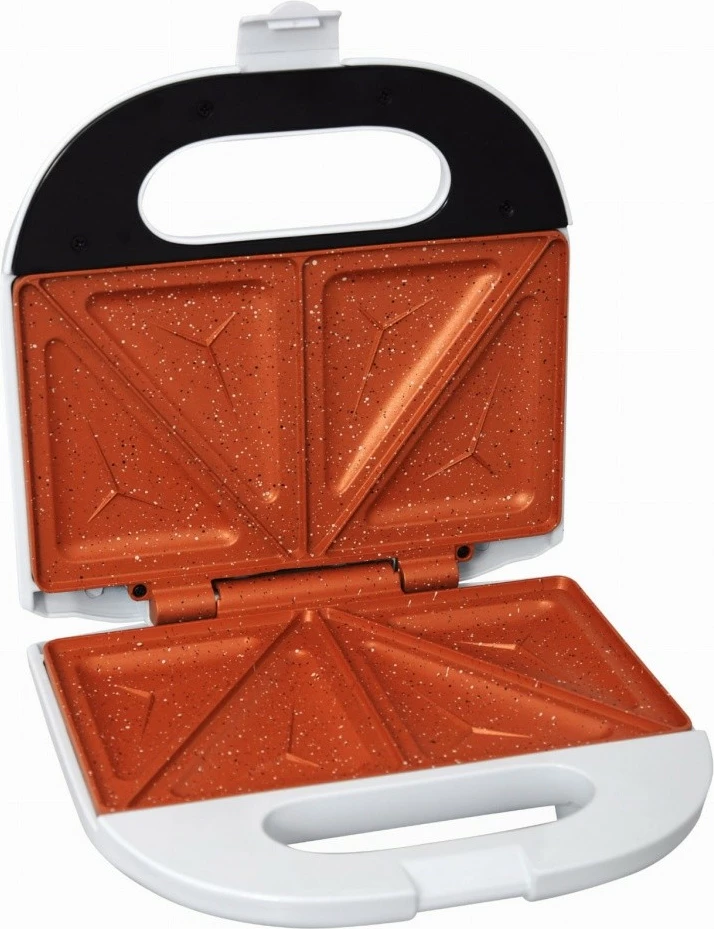 toster sanduiçesh, Eldom ST11BI, pllakë keramike, 750 W, 2 sanduiçe, i bardhë