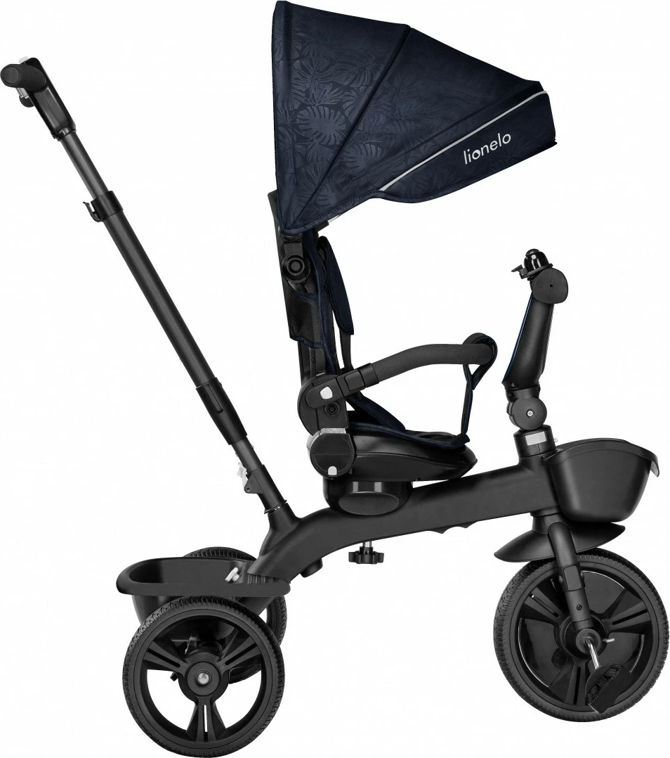 Tricikël Lionelo KORI, 2-në-1, për fëmijë, Blue Navy