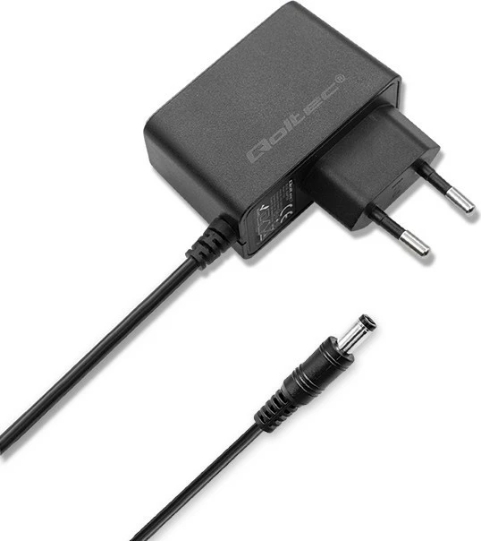 Adapter energjie Qoltec 52404, 6W, 6V, 1A, 5.5x2.1mm, i zi